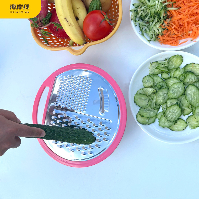 Raspador de verduras multifuncional casero cortador de papas raspador de zanahoria raspador de cabello cortador de cabello grueso herramientas de cocina