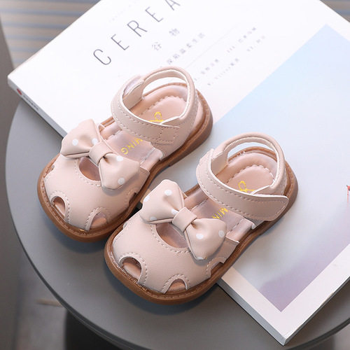 Girls sandals, baby girls' shoes, summer soft-soled non-slip children's princess shoes, toddler shoes, girls' shoes 1-3 years old