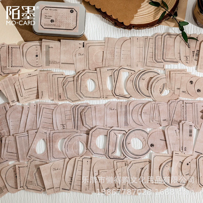 Примечания Серия слайдов Мо Железная наклейка в штучной упаковке Простой DIY Материал для ручного счета Украшение Печать Наклейка 150