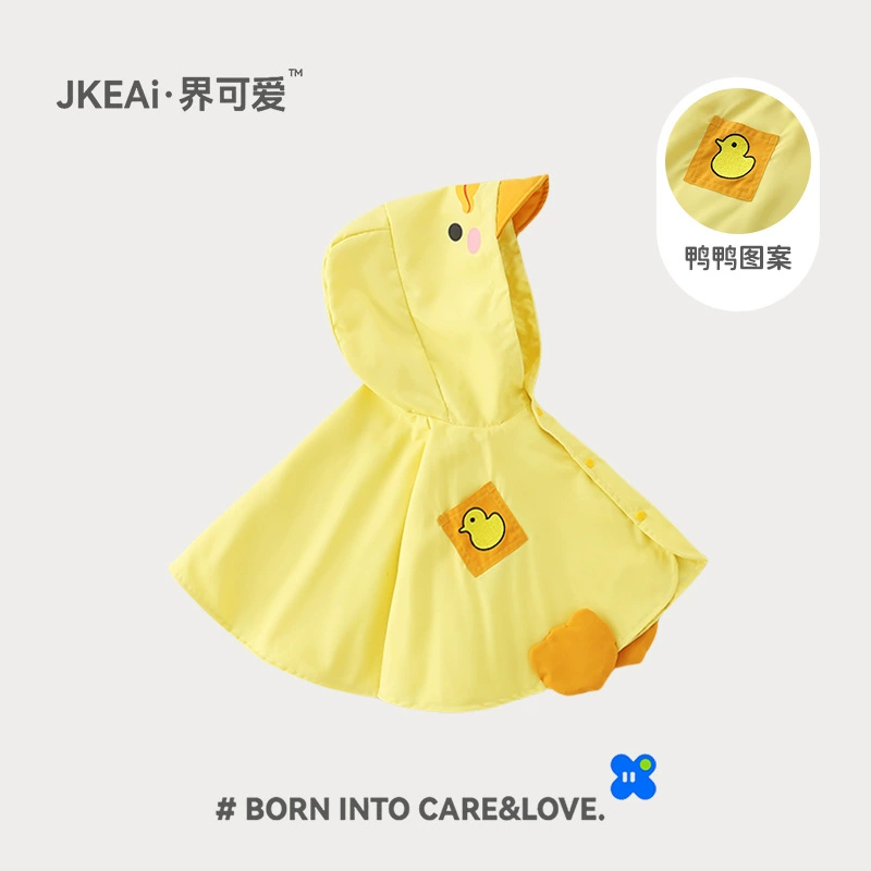B.Duck, детский милый плащ-тренч для новорожденных, удобный тёплый плащ с капюшоном, новая коллекция