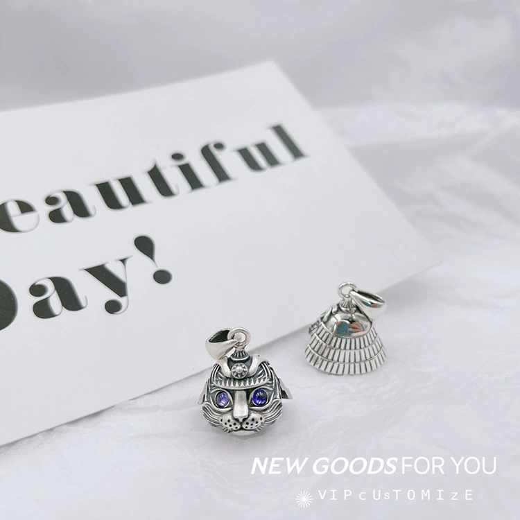 Accessory, ring, pendant, set for students, chain for key bag , silver 925 sample, internet celebrity