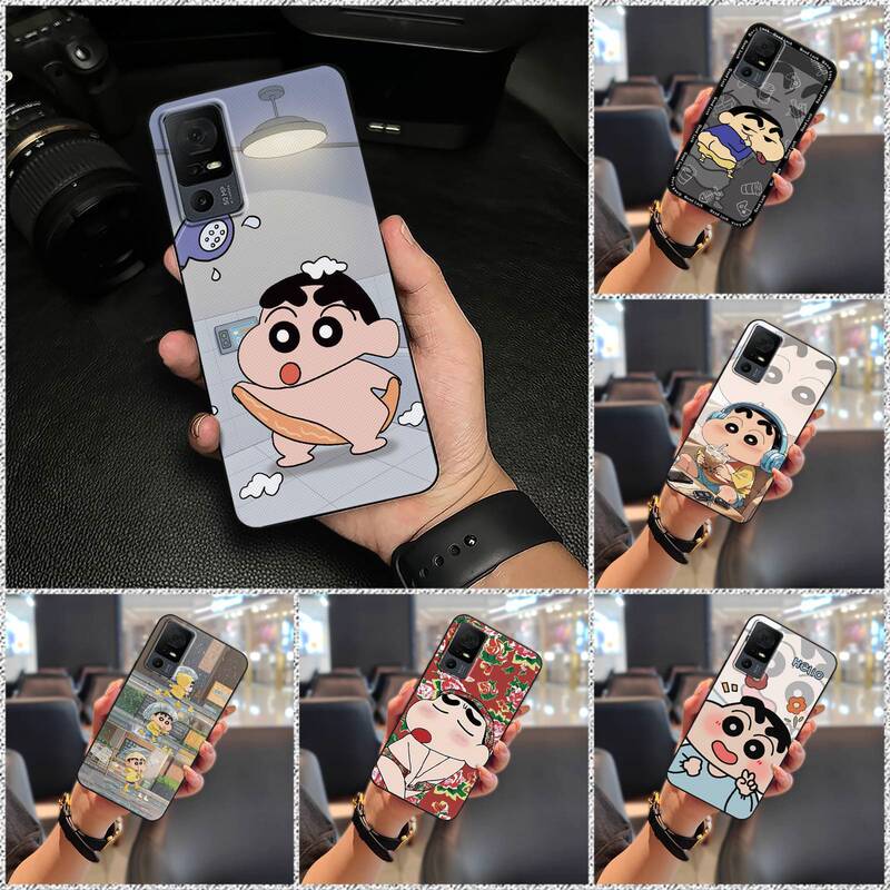 Suitable for Tcl Mobile Phone Case with Full Edge, Funny Digital Creative Crayon Soft Shell for Men and Women, Youthful Heat Dissipation and Dustproof