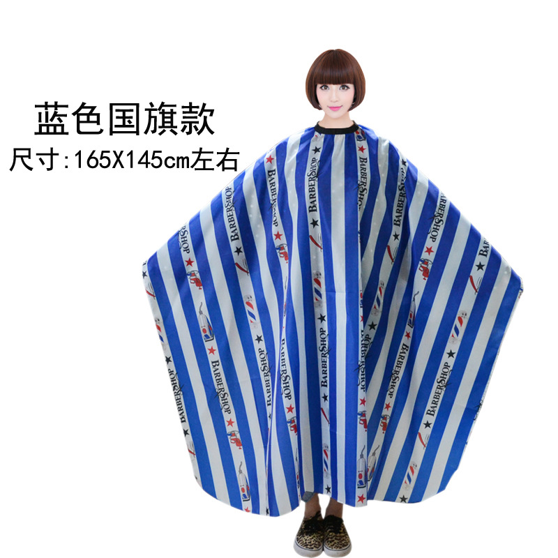 Tiktok Net rojo vintage cabeza de aceite profesional de peluquería y peluquería tela corte de pelo antiadherente más tamaño adulto peluquería babero