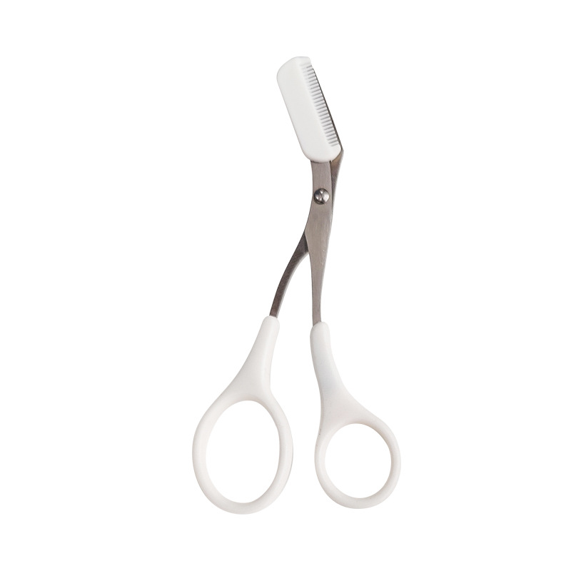 Eyebrow Combing Scissors,Eyebrow Trimming Scissors,Makeup Scissors And Eyebrow Scissors,Eyebrow Shaving And Trimming Tools For Men And Women,Eyebrow Shaving Beginner Tools