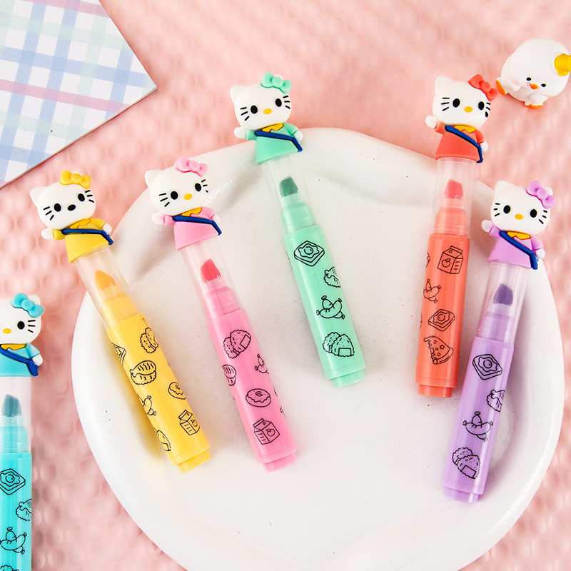 Nuevos productos lindos Kaile gato resaltador pen