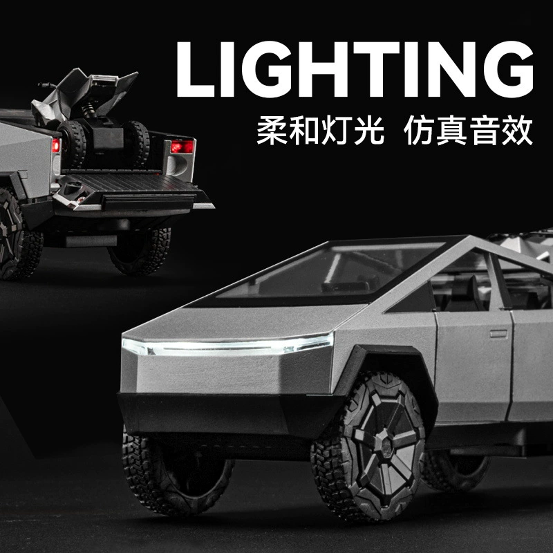 车致 Warrior, металлический RV для путешествий, автомобильная модель с лёгкой музыкой, масштаб 1:32