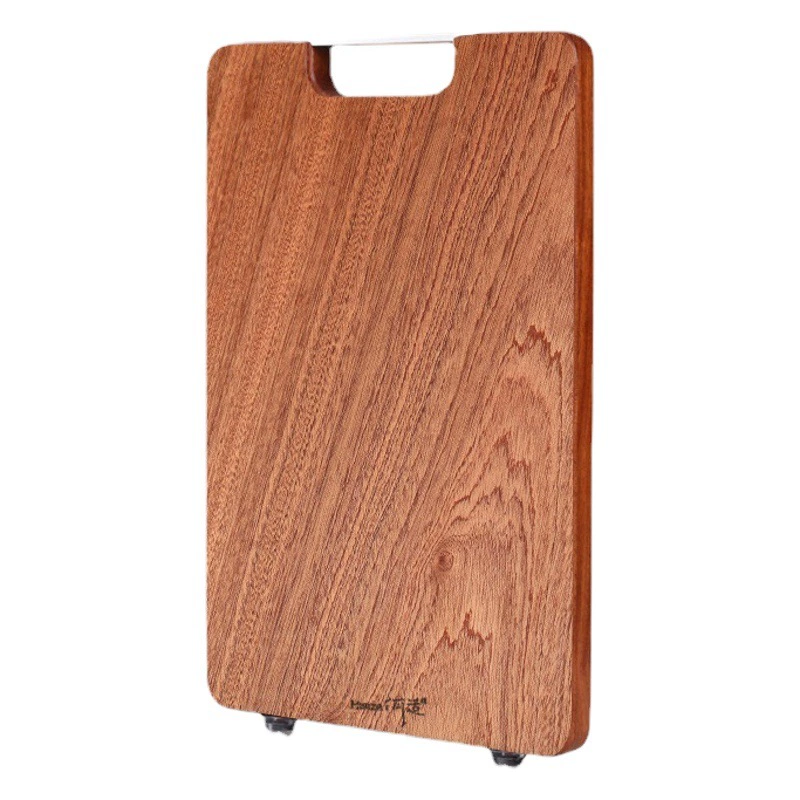 Разделочная доска из черного дерева, массив дерева, антибактериальная и устойчивая к плесени, для нарезки фруктов, специализированная кухонная доска для домашнего использования.