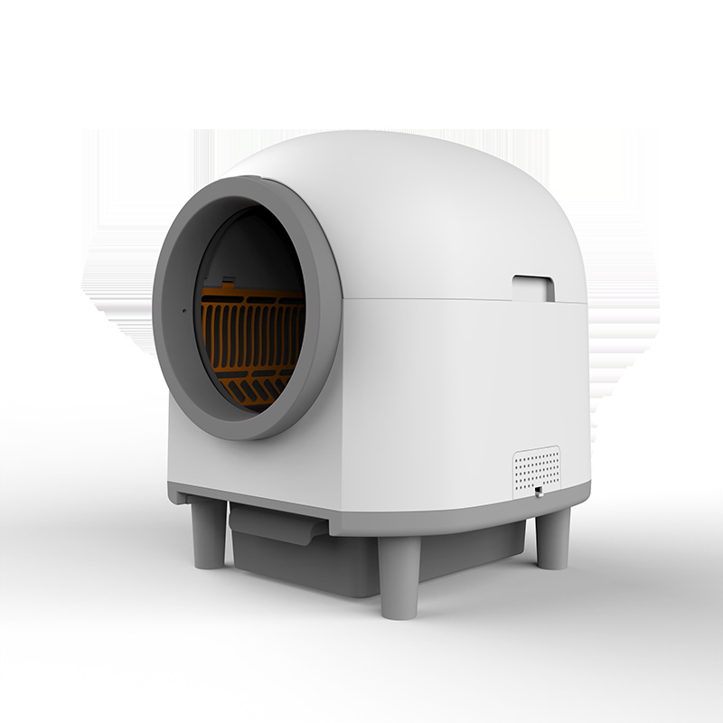 lavabo inteligente para gatos totalmente cerrado inodoro de limpieza automática semiabertura inodoro para gatos de gran capacidad fábrica de chaohong