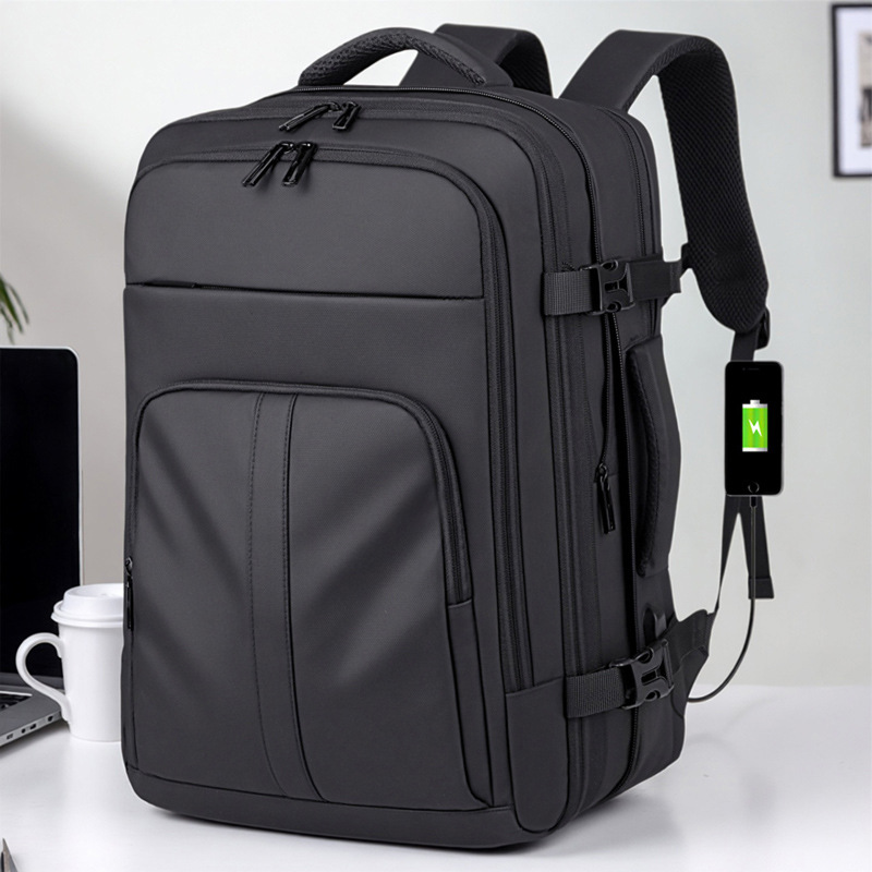 Supports Custom Logo, Backpack, Large-capacity Men's Business Travel, Commuting, Travel Laptop Bag, Double Shoulder Bag_voghion.com