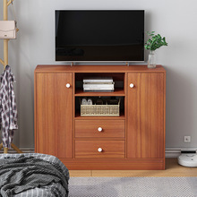 .加高电视柜高柜现代简约小户型老式简易款实木色卧室小型电视机
