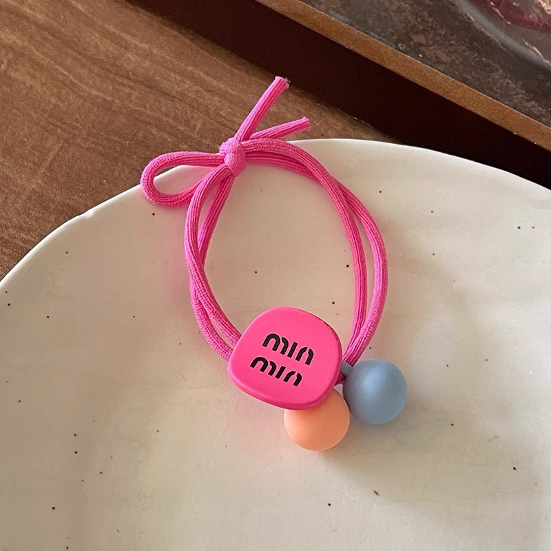 Coreana para niños correa de cabello anillo de cabello niñas de cabello de cola de caballo de color duradero estudiantes de alta elasticidad no es fácil cortar la cuerda