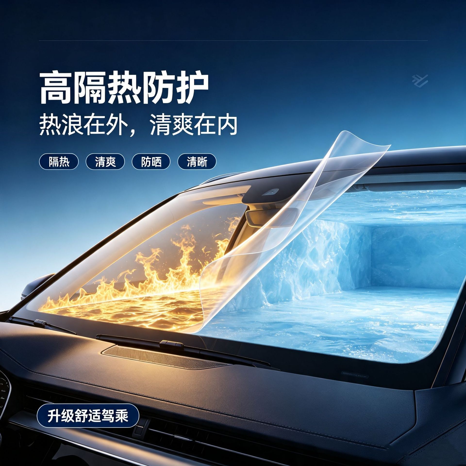 Car solar film, full car film, high insulation and explosion-proof film, car window film, front windshield glass film, car film wholesale