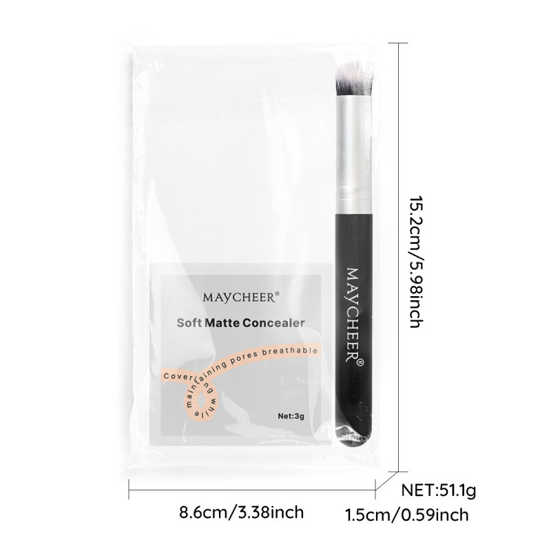 MAYCHEER柔雾遮瑕膏脸部雀斑黑眼圈痘印遮盖泪沟斑点防水跨境外贸|undefined