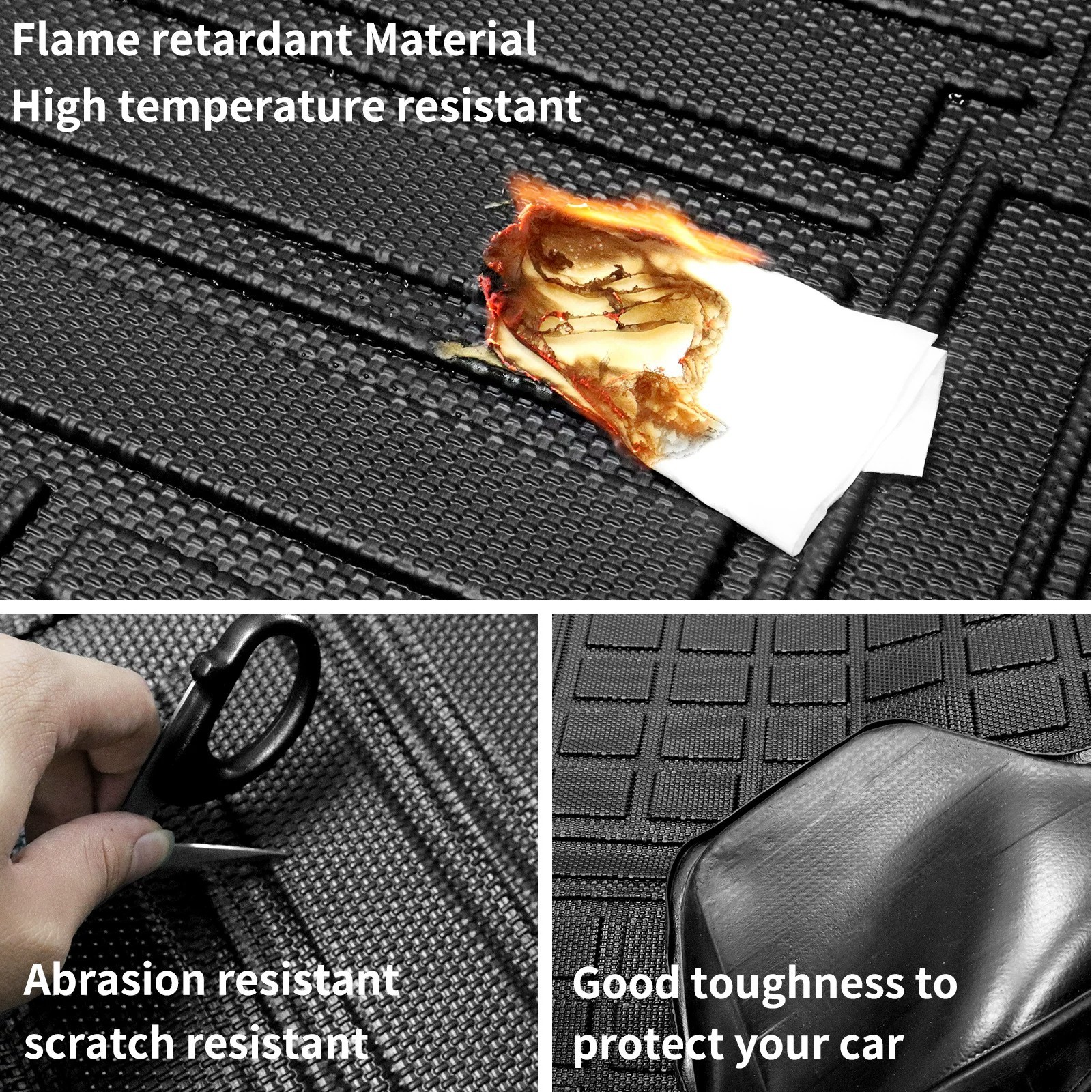 Suitable for 97-06 Wrangler Tj Right-Hand Drive Cars, Special Tpe Floor Mats