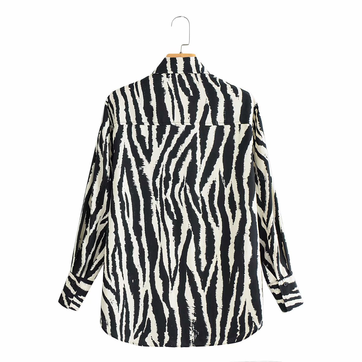 zebra pattern pocket top NSAM36266