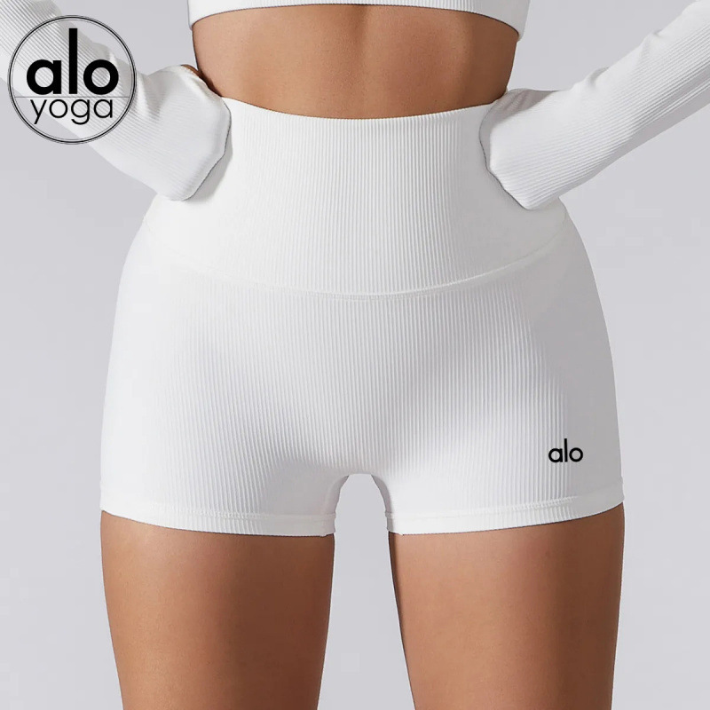 Alo Yoga 長袖ヨガ服トップス Tシャツ女性用胸パッド付きスポーツ速乾性フィットネス服春と秋のトレーニングアウターウェア|undefined