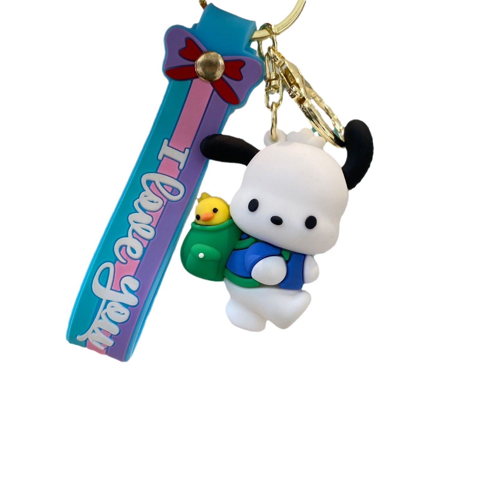 Sanrio mochila Pacha perro llavero lindo papelería captura máquina muñeca coche bolsa adornos al por mayor