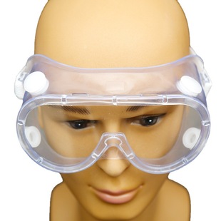 Factory supply four beads soft edge splash-proof goggles impact-resistant goggles splash-proof dust-proof Wind Sand fog labor protection glasses