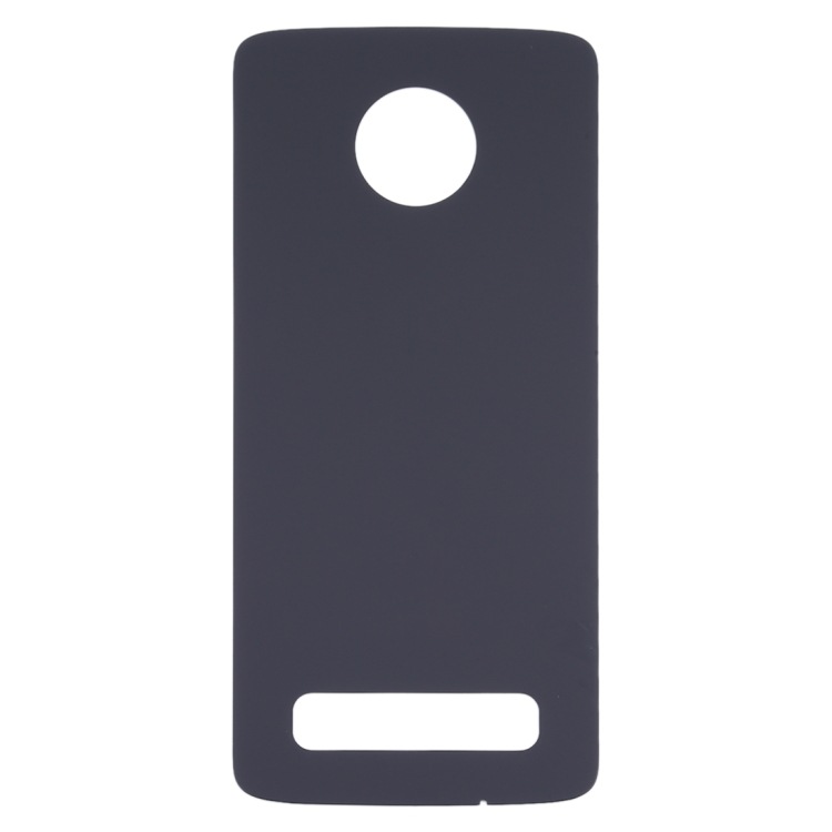 Aplicable para la cubierta trasera de la batería de Motorola Moto Z4 (color: negro)