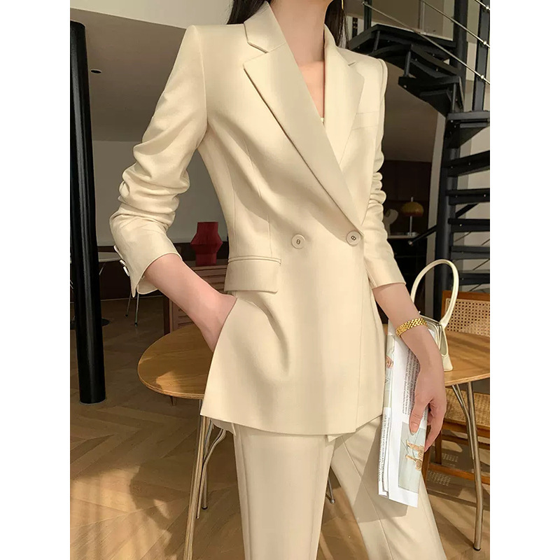 Spot factory wholesale suit suit professional temperament slim female S fan overalls slim commuter suit jacket