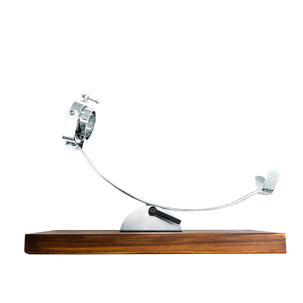 Profesional de madera español jamón stand display rack giratorio italiano Iberia jamón stand