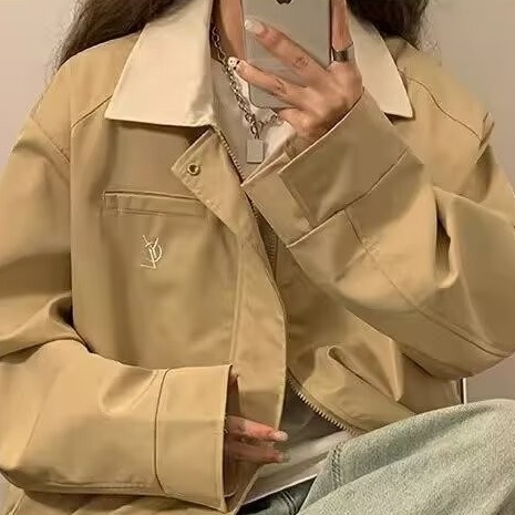 retro spring short jacket