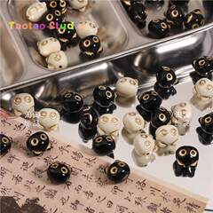 猫ルースビーズアクリル猫ヘッドビーズ手作りブレスレット diy 素材ビーズ携帯電話チェーンジュエリーアクセサリー