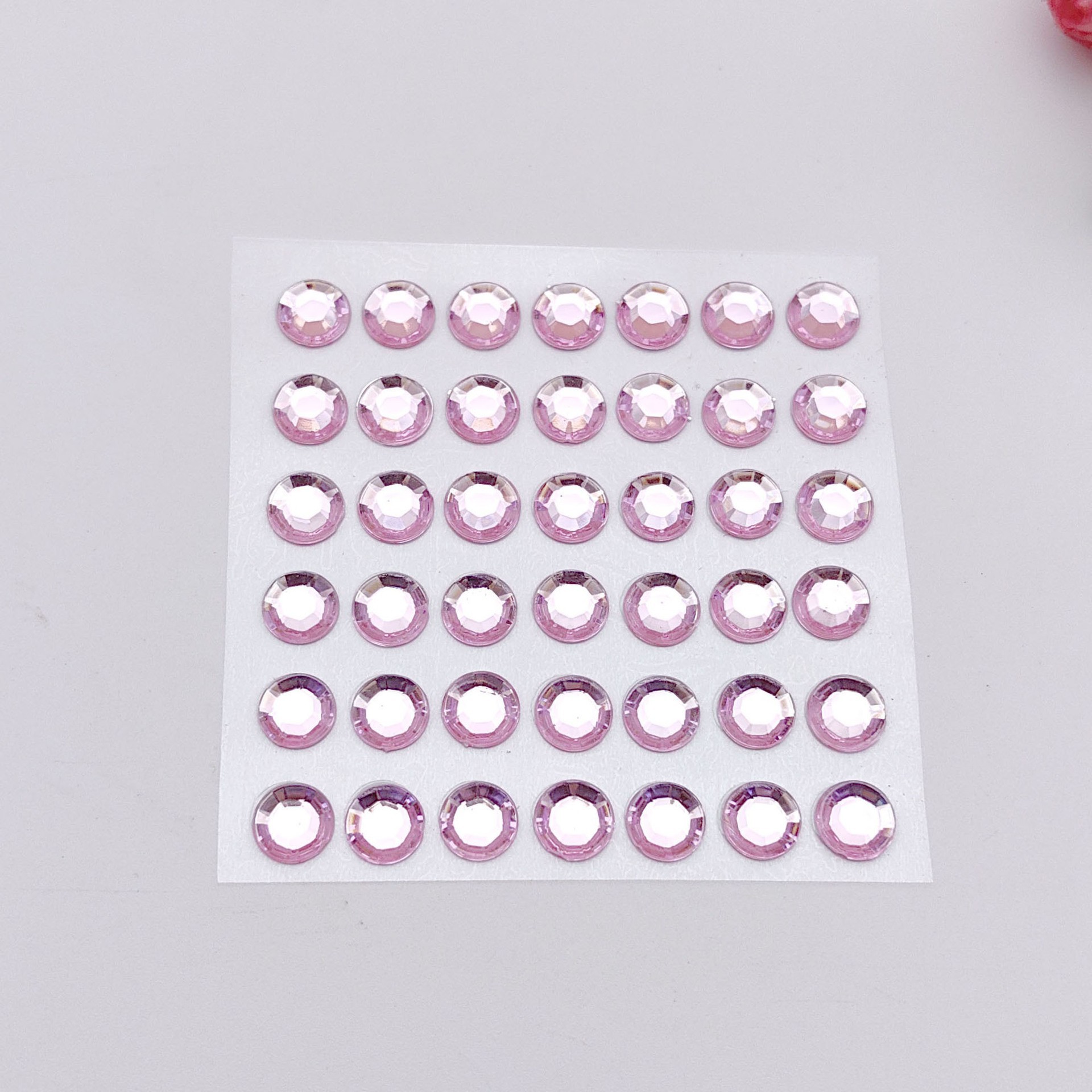 42 8MM 라운드 드릴-핑크