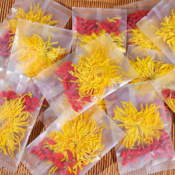 新款金丝皇菊枸杞茶源头工厂 量大价优袋装菊花养生茶菊花枸杞茶