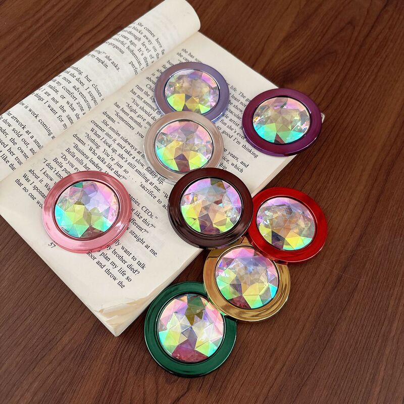 Light Luxury Diamond-Plated Simple Magnetic Chassis Suitable for iPhone Niche Back-Mounted Chassis Mobile Phone Case Accessories