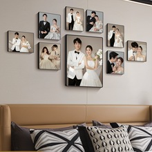 创意照片墙相框简约墙上装饰挂墙客厅沙发背景墙相册高级感免打孔