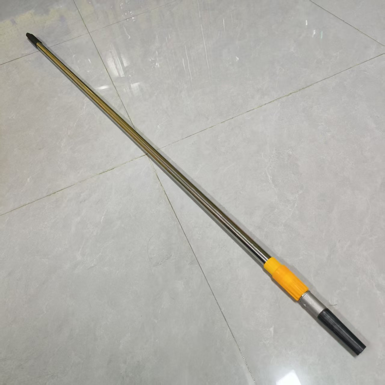 Barra de extensión de pared de cepillo de 2 metros Barra telescópica Cepillo de rodillo de extensión Barra de extensión Cepillo de rodillo de pintura de acero inoxidable Barra telescópica