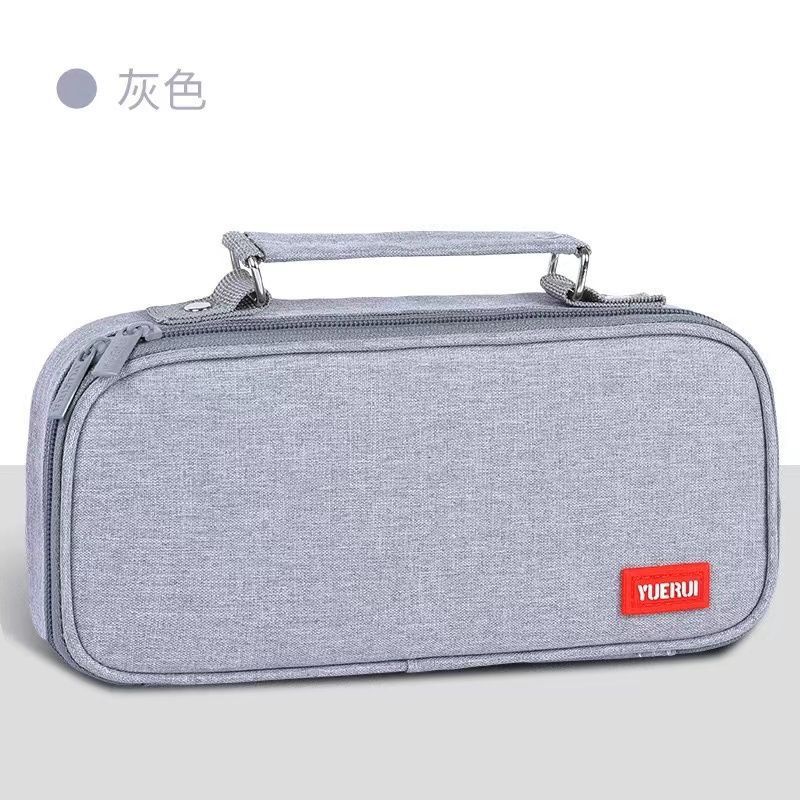 Bolsas de lápiz de color sólido, bolsas de lápiz de escuela primaria de gran capacidad para niños y niñas, bolsas de lápiz de escuela primaria simples, caja de papelería resistente a la suciedad y de alto valor facial