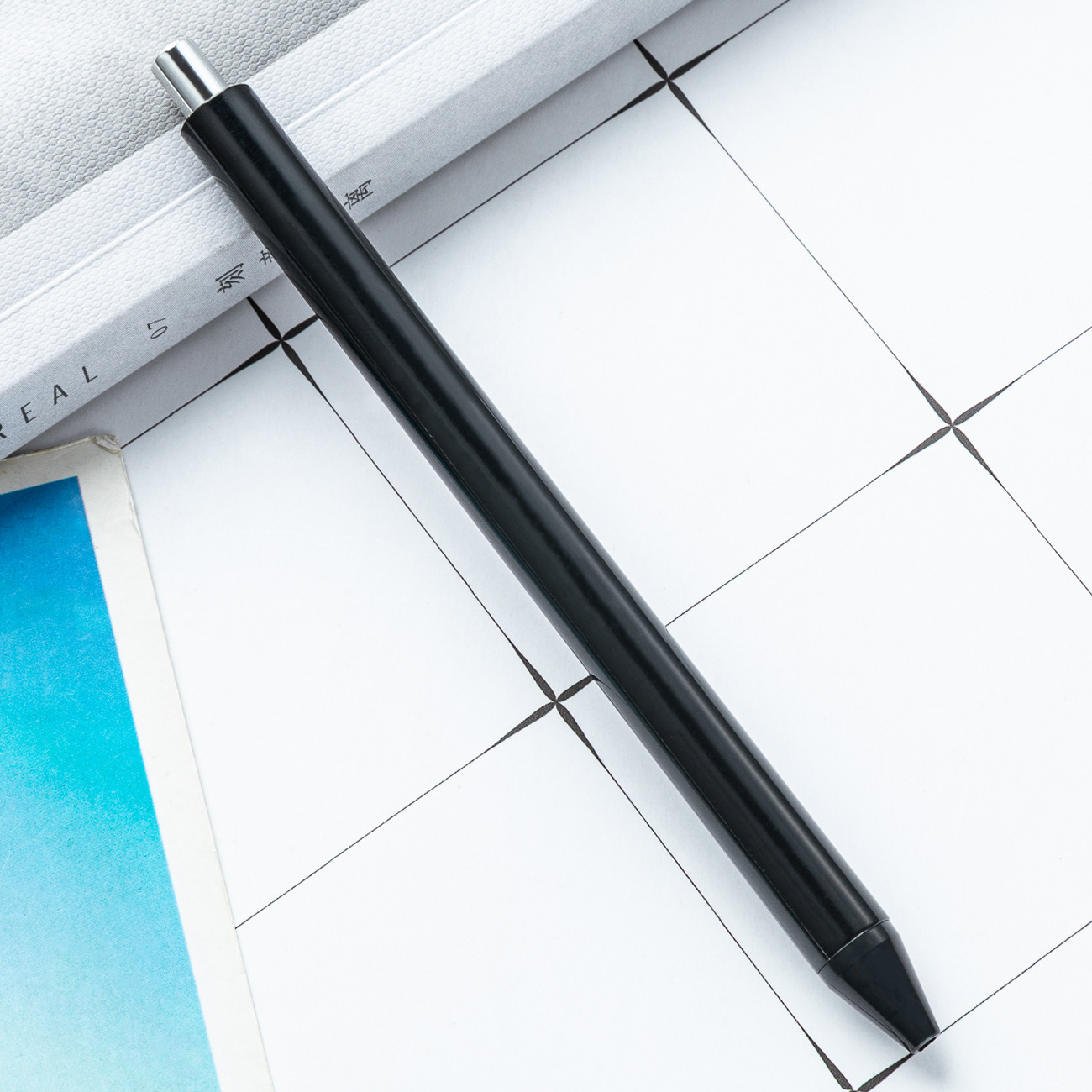 Bolígrafo de plástico imprimible logotipo promocional publicidad publicitaria bolígrafo de regalo simple macarón pequeño bolígrafo fresco