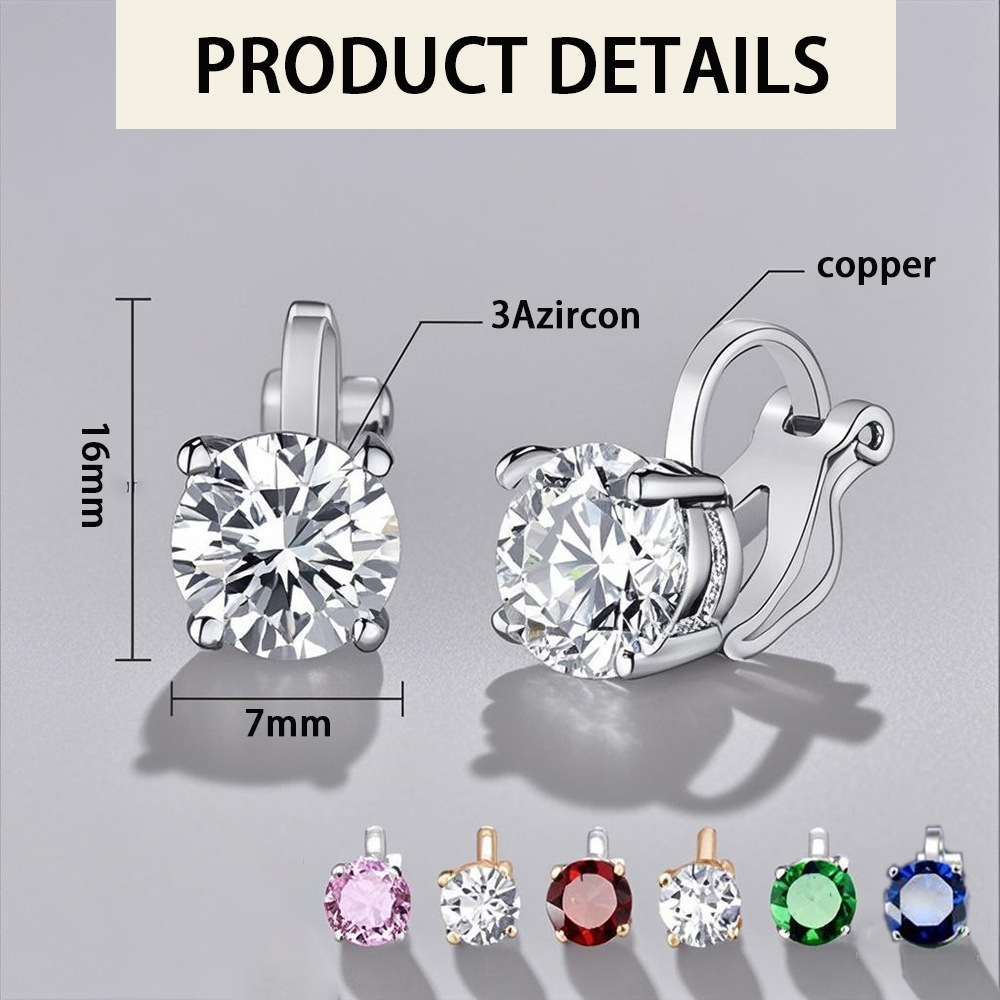 Minimalist Men's Clip-on Earrings For Non-pierced Ears Durable_voghion.com