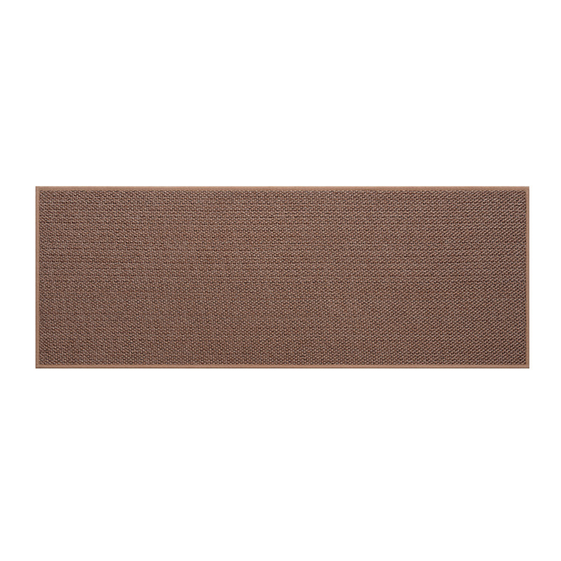 Color sólido alfombra de cocina minimalista resistente al desgaste alfombra de piso trenzada larga absorción de agua absorción de aceite gruesa almohadilla antisucia