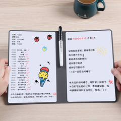 ホワイトボードのノートは下書きを消すことができます。