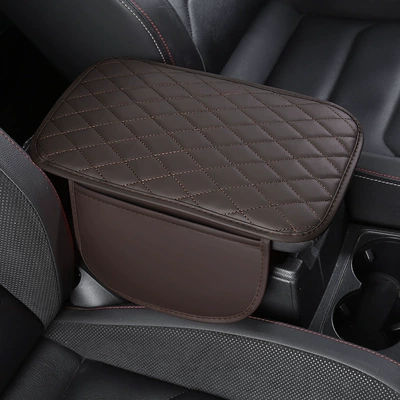 Armrest box pad with Storage Bag Dust-Proof and - charming-coffee-with-pocket