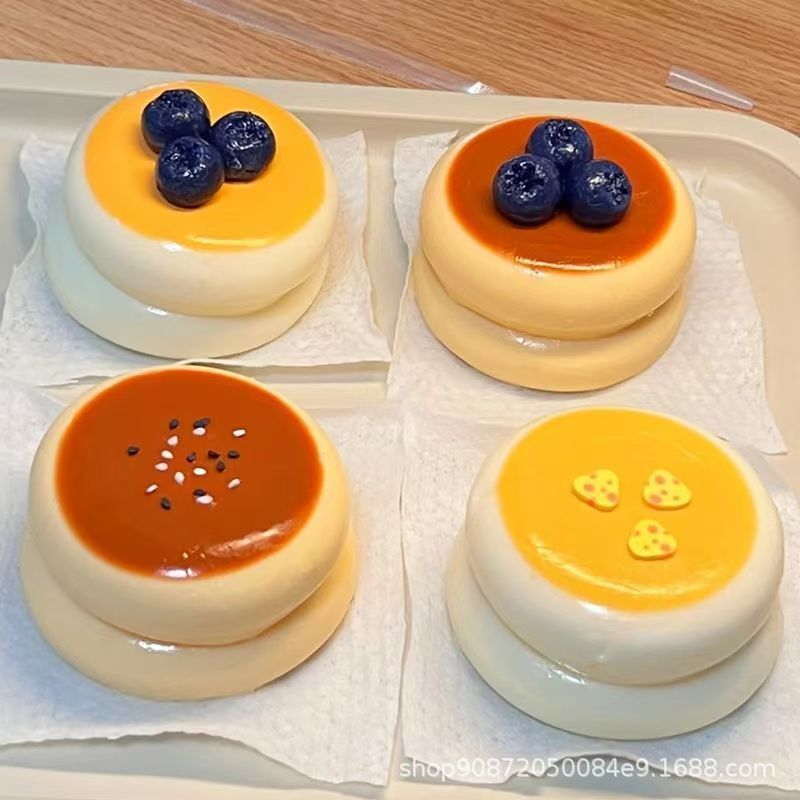 いちご舒芙蕾つまみ楽模造シリカゲル超泥感解凍玩具高颜値シミュレーションケーキ減圧神器|undefined