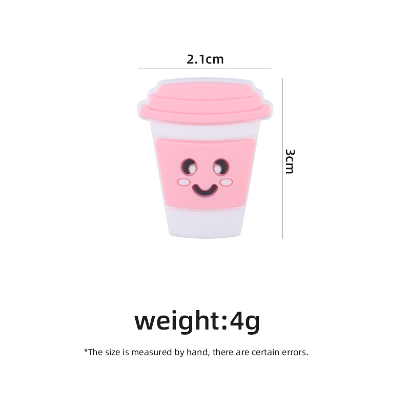 Bebé suministros de dibujos animados de silicona taza pequeña mordedor creativo DIY bebé pezón anti-gota cadena pulsera mordedor Accesorios