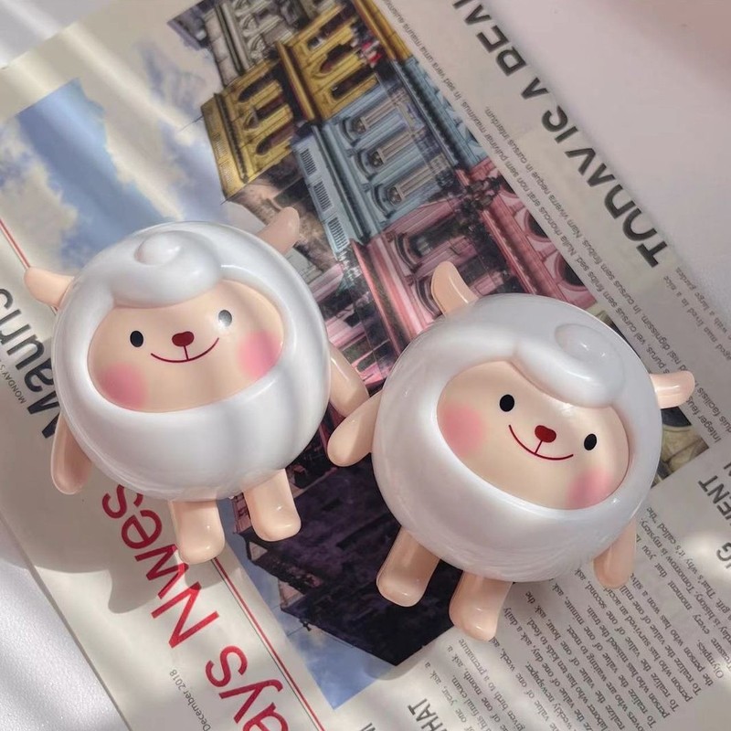 抖音のかわいいドンドン羊の音声玩具、漫画の話す人形、電子人形モデル、ストレス解消電動玩具|undefined