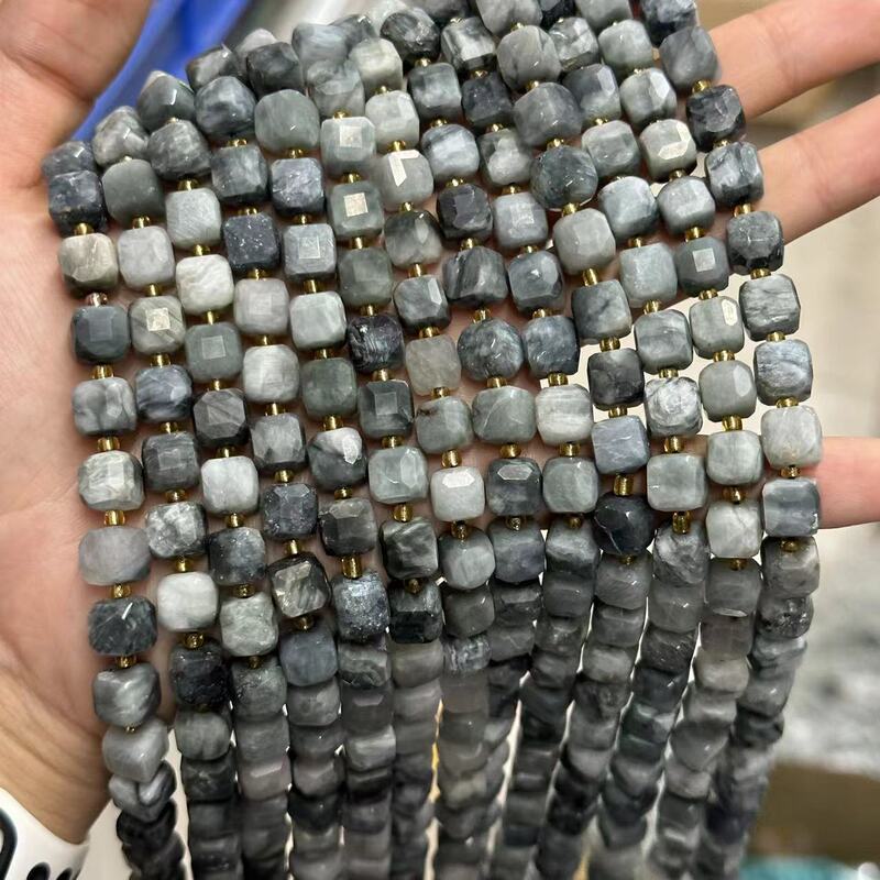天然石角糖8mmブロック正方形瑪瑙水晶DIYアクセサリーアクセサリー半製品ビーズビーズ|undefined