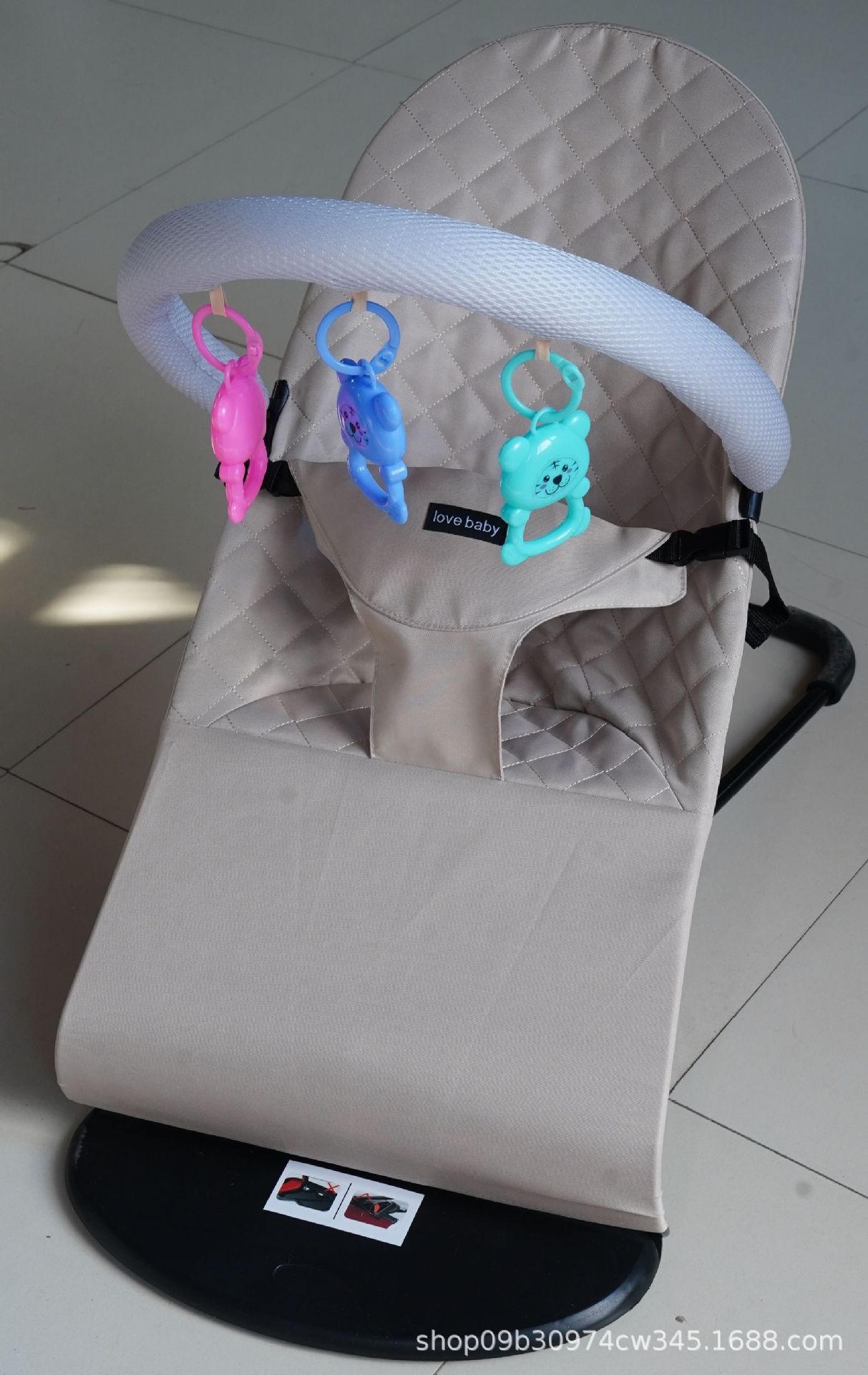Silla de mecedor para bebés, silla de descanso para bebés, silla de descanso plegable, silla de mecedor ajustable image 69