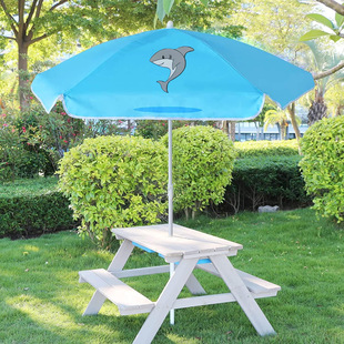 New Baby Photo Seat Stool Children's Beach Chair with Umbrella Cartoon Baby Ins Wind Sunshade Seaside