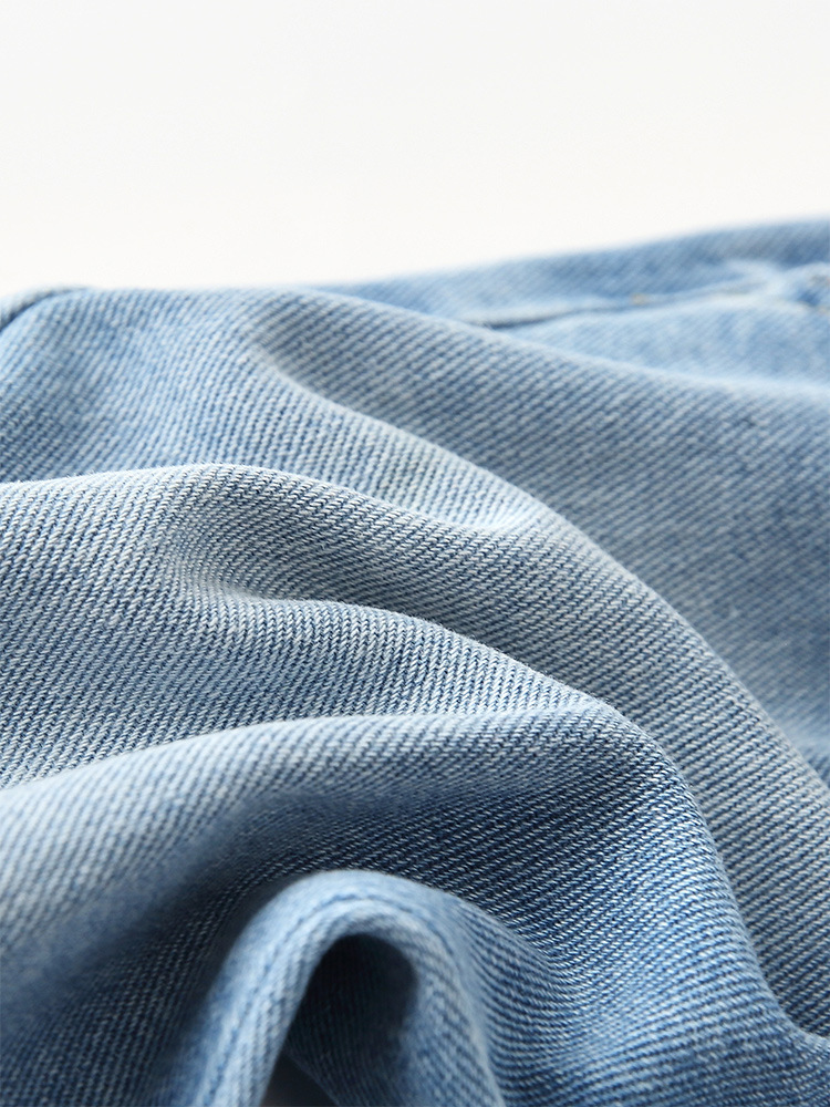Malwee transfronterizo vaqueros de niñas otoño y invierno nuevos pantalones de cintura elástica para niños europeos y estadounidenses ropa de niños