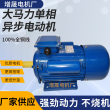 厂家供应大马力单相异步电动机YC80C-2 0.75KW国标铜线电机