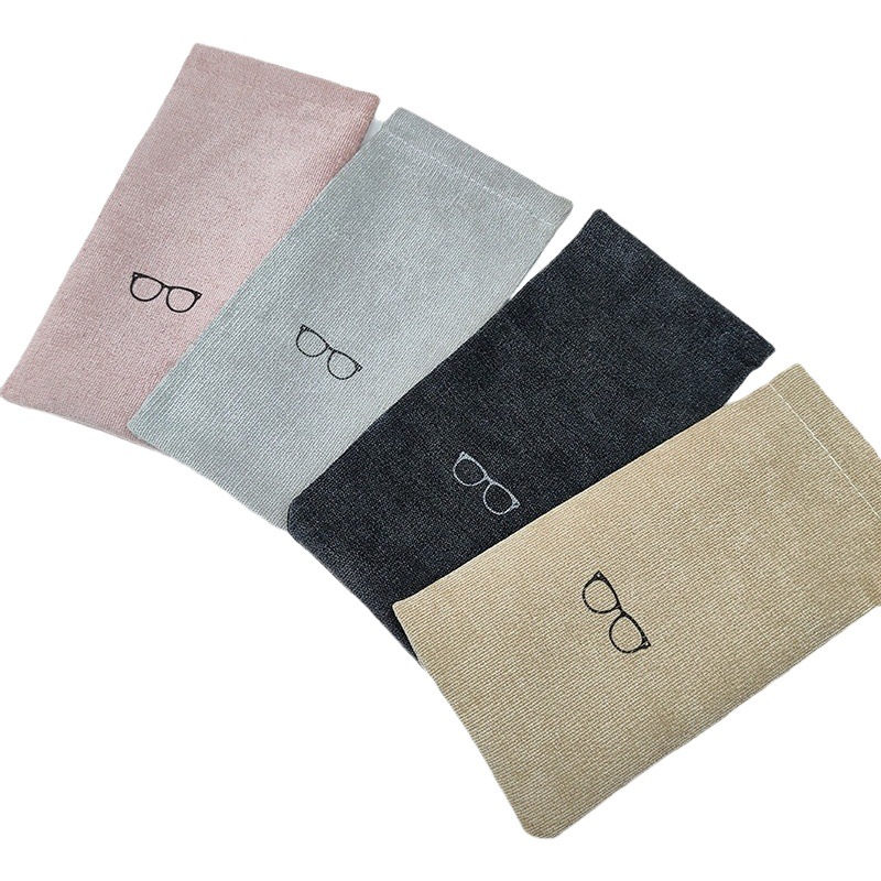 Estuche para gafas de sol, funda para gafas, bolsa para gafas, bolsillo elástico, bolsa con cordón de cierre automático, bolsa de almacenamiento de terciopelo colorida, estuche para gafas.