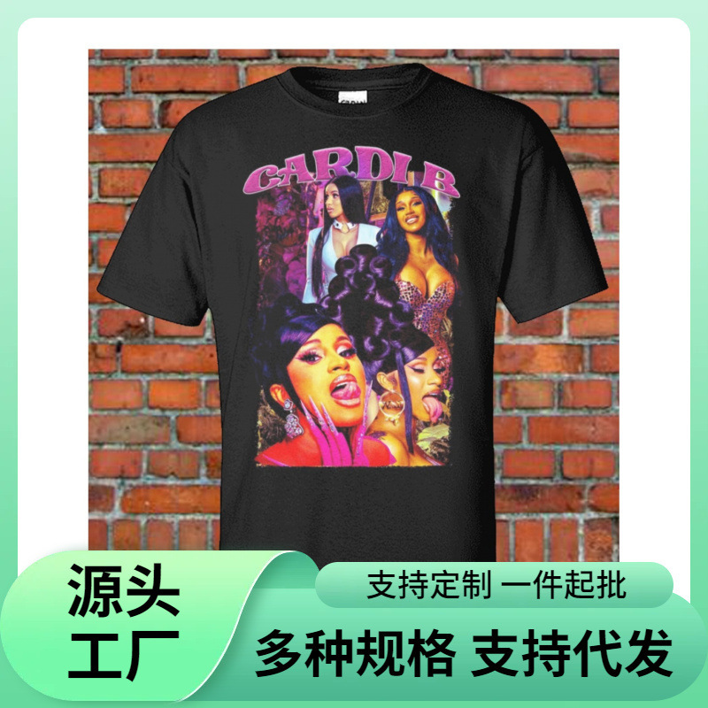 【European Size Cotton T】Cady B Vintage Style Bootleg T-Shirt Vintage Style Tour Merchandise T-Shirt