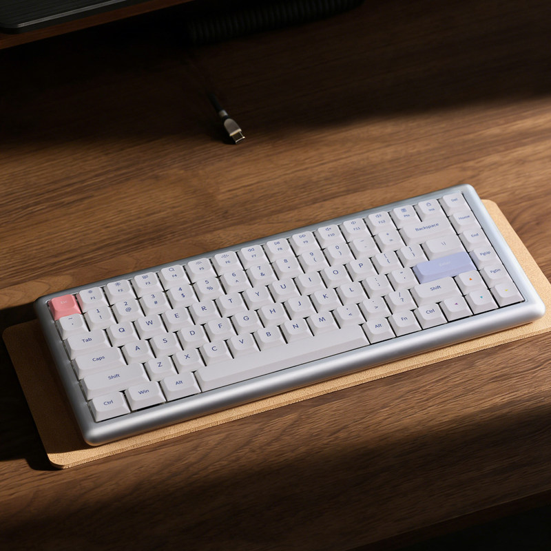 Chosfox Natural Cork Keyboard Pad for Shock Absorption and Noise Reduction, Customized for 40%-100% Mechanical Keyboard Typing Sound