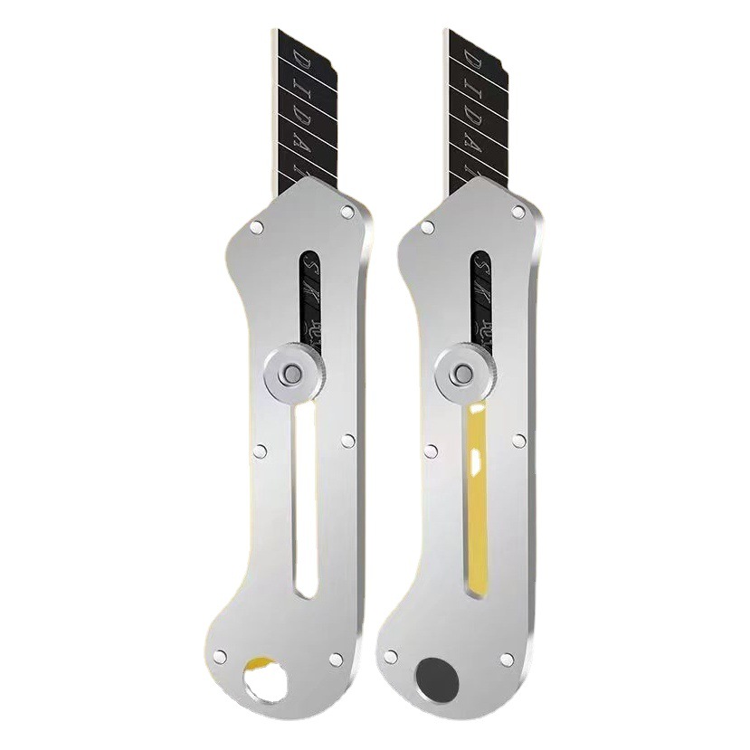 Cuchillo de Arte de acero de entrega de una pieza, uso de por vida, protección de por vida, cuchillo de corte de papel, soporte de cuchillo de servicio pesado, cuchillo de papel tapiz